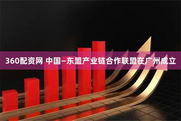 360配资网 中国—东盟产业链合作联盟在广州成立