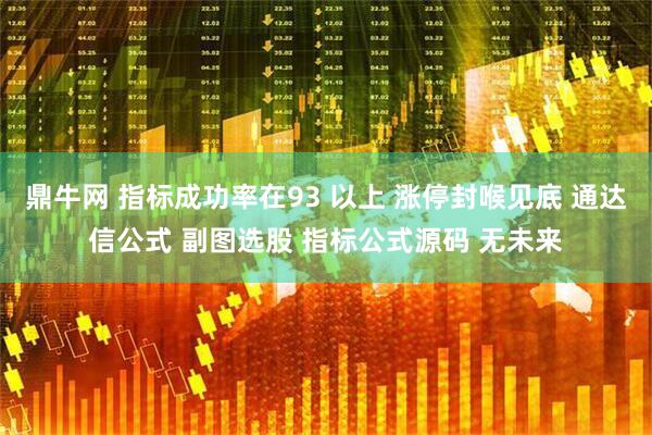 鼎牛网 指标成功率在93 以上 涨停封喉见底 通达信公式 副图选股 指标公式源码 无未来