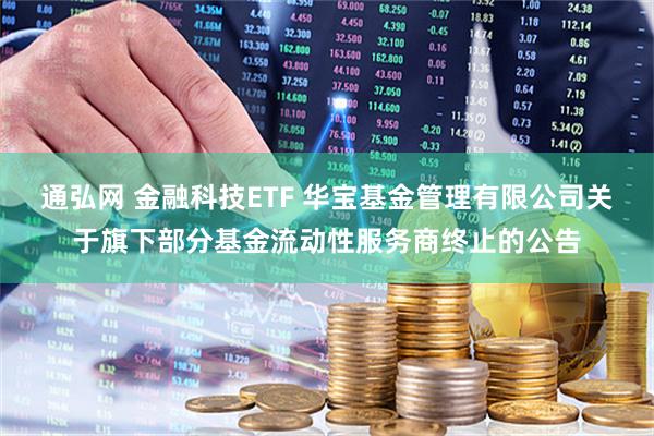 通弘网 金融科技ETF 华宝基金管理有限公司关于旗下部分基金流动性服务商终止的公告