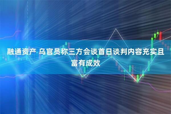 融通资产 乌官员称三方会谈首日谈判内容充实且富有成效